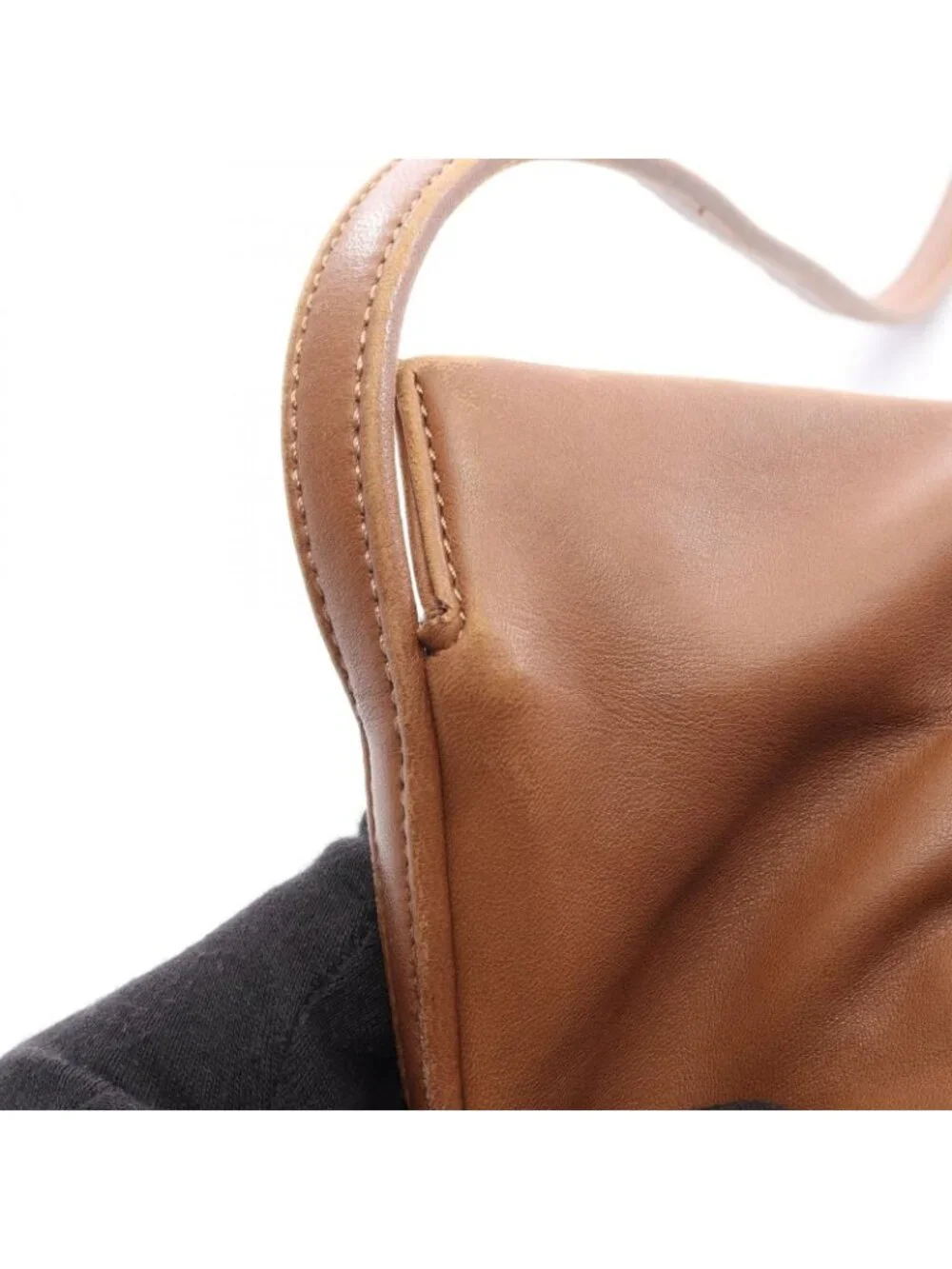Loewe Shoulder Bag Anagram Brown Leather